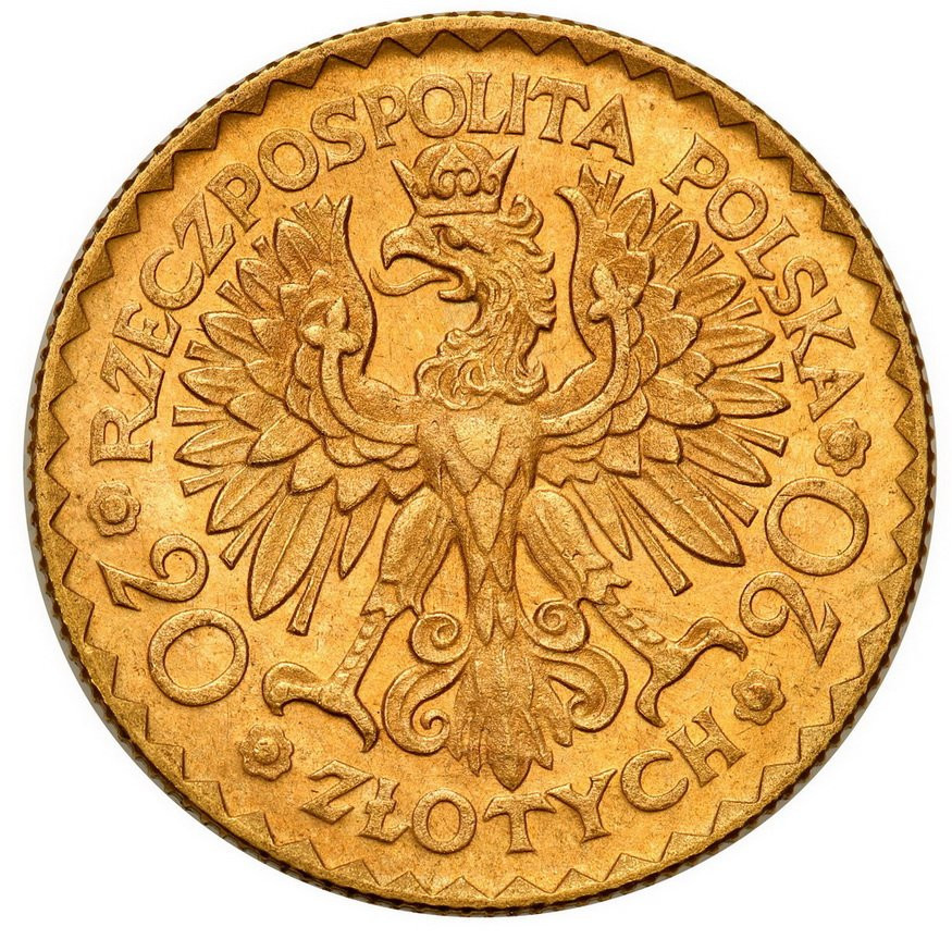II RP. 20 złotych 1925 Chrobry - RZADKIE